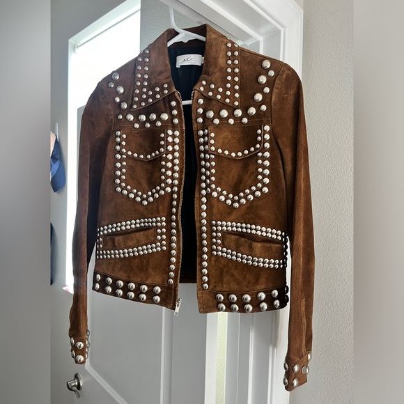 A.L.C. Jackets & Blazers - A.L.C. Studded suede jacket